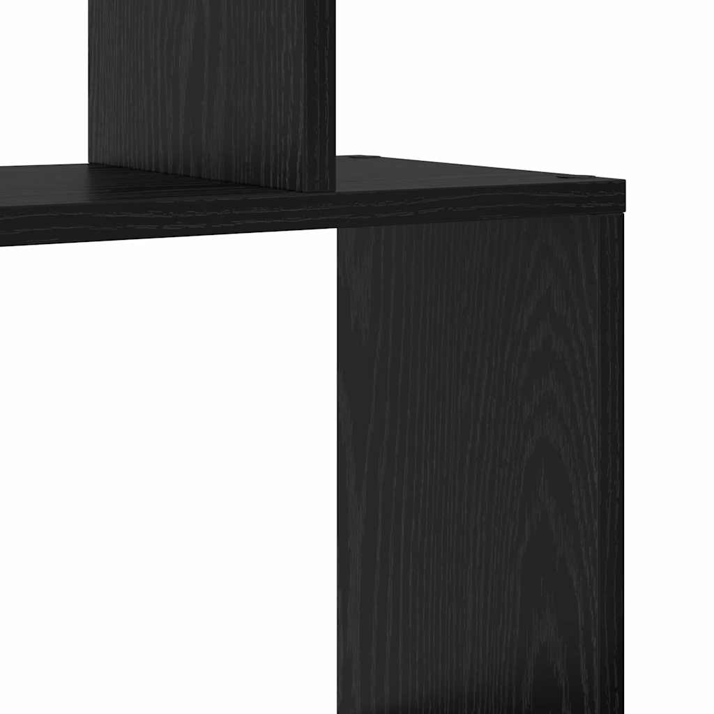 Bücherregal Schwarz Eichen-Optik 70 x 24 x 193,5 cm