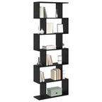 Bücherregal Schwarz Eichen-Optik 70 x 24 x 193,5 cm