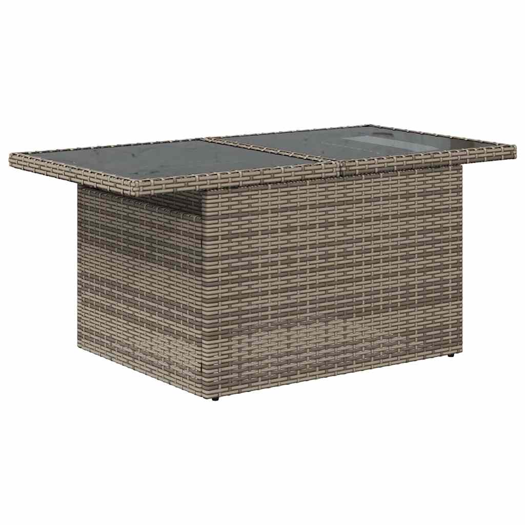 Garten-Sofa-Set mit Kissen 6 pcs Grau