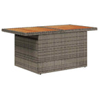 Gartensofa-set mit Kissen 11 pcs Grau Poly-Rattan
