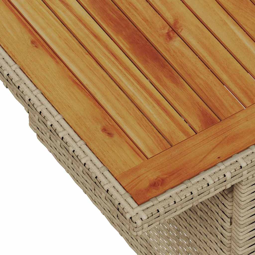 Garten-Sofa-Set mit Kissen mit Kissen 9 pcs Beige und Creme