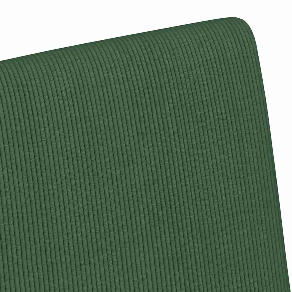 Esszimmerstühle mit Rollen 2 pcs Grau-Grün 57 x 66 x 94 cm