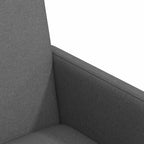 Esszimmerstühle mit Rollen 2 pcs Dunkelgrau 57 x 66 x 94 cm