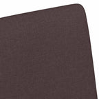 Esszimmerstühle mit Rollen 2 pcs Dunkelbraun 57 x 66 x 94 cm