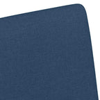 Esszimmerstühle mit Rollen 2 pcs Blau 57 x 66 x 94 cm Stoff