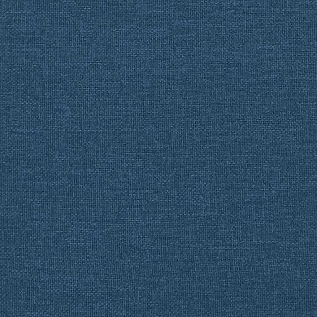 Esszimmerstühle mit Rollen 2 pcs Blau 57 x 66 x 94 cm Stoff