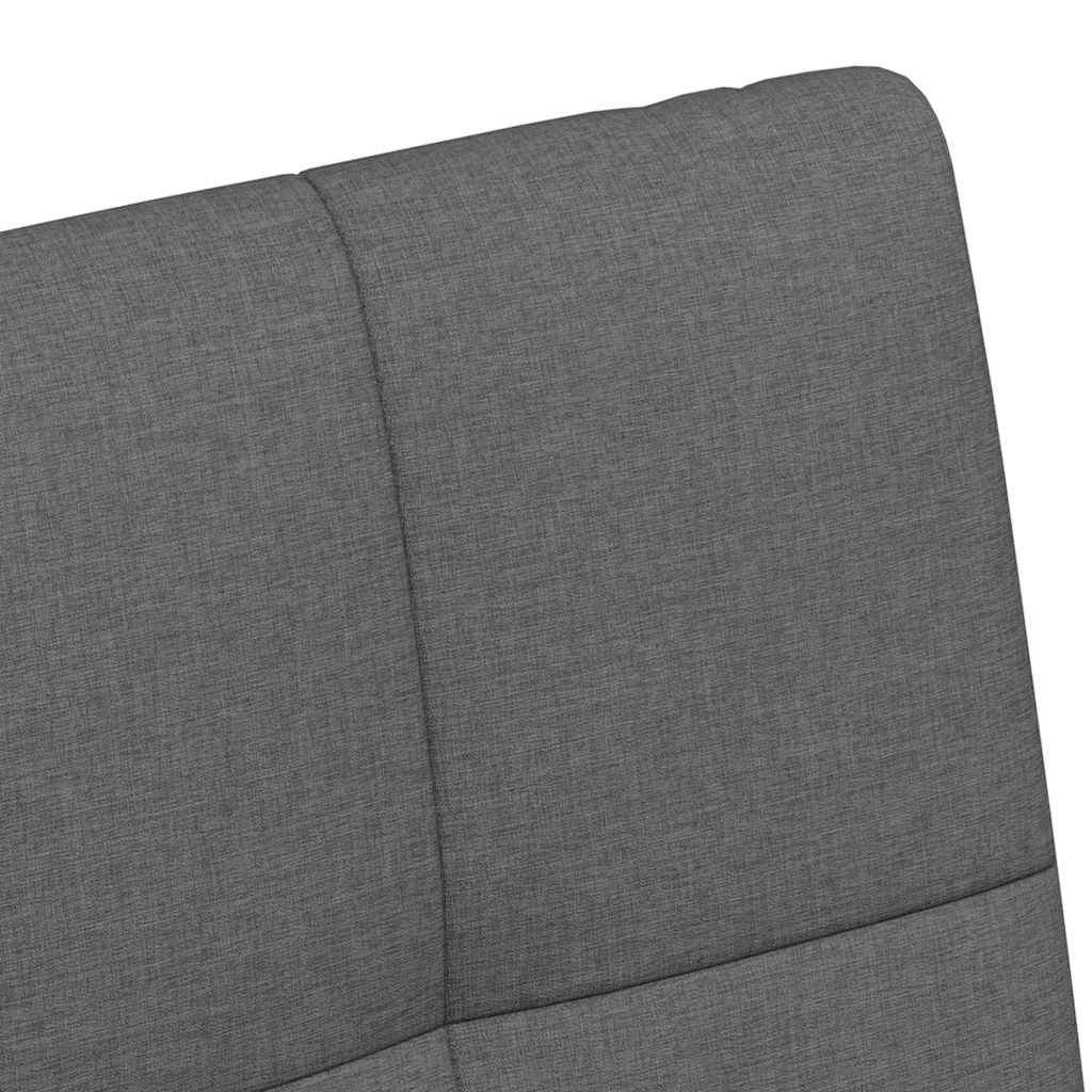 Esszimmerstühle mit Rollen 2 pcs Dunkelgrau 58 x 65 x 94 cm