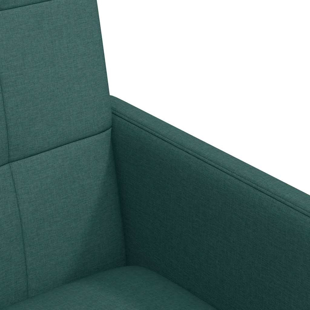 Esszimmerstühle mit Rollen 2 pcs Dunkelgrün 58 x 65 x 94 cm