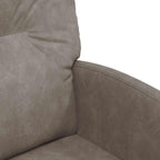 Esszimmerstühle mit Rollen 2 pcs Grau 57 x 67 x 95 cm