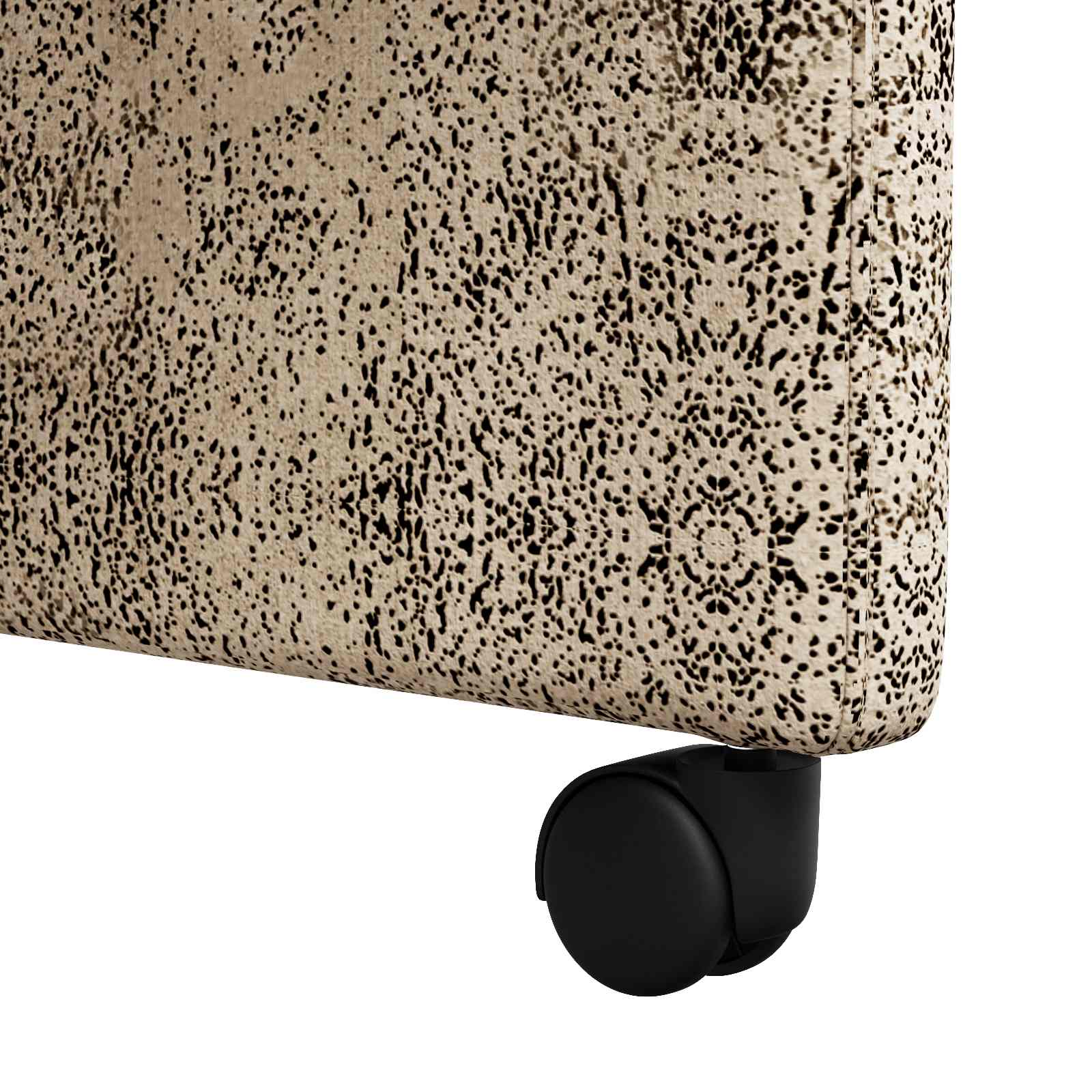 Esszimmerstühle mit Rollen 2 pcs Hellgrau 57 x 67 x 95 cm