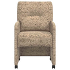 Esszimmerstühle mit Rollen 2 pcs Hellgrau 57 x 67 x 95 cm