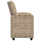 Esszimmerstühle mit Rollen 2 pcs Hellgrau 57 x 67 x 95 cm