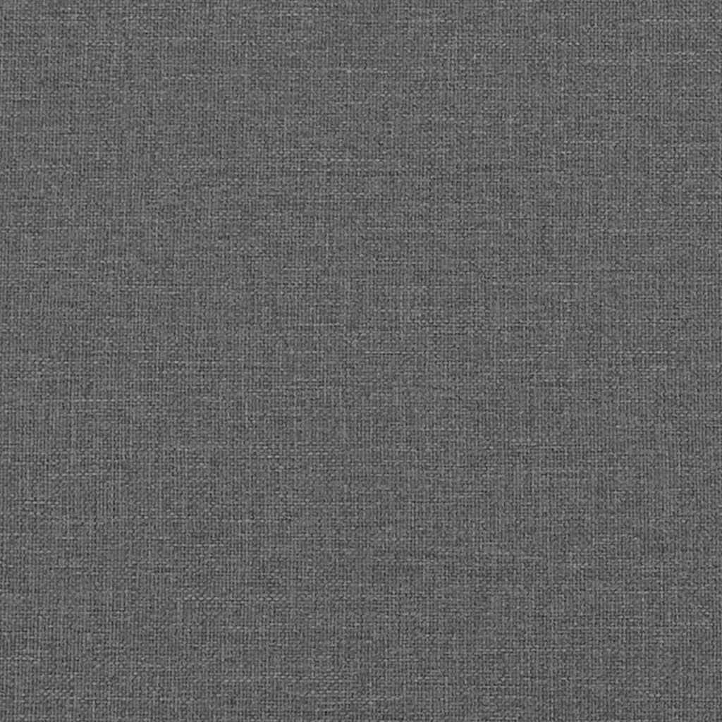 Esszimmerstühle mit Rollen 2 pcs Dunkelgrau 57 x 67 x 95 cm