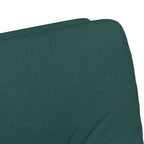 Esszimmerstühle mit Rollen 2 pcs Dunkelgrün 57 x 67 x 95 cm