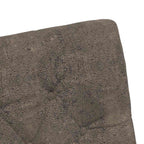 Esszimmerstühle mit Rollen 2 pcs Dunkelgrau 58 x 67 x 97 cm