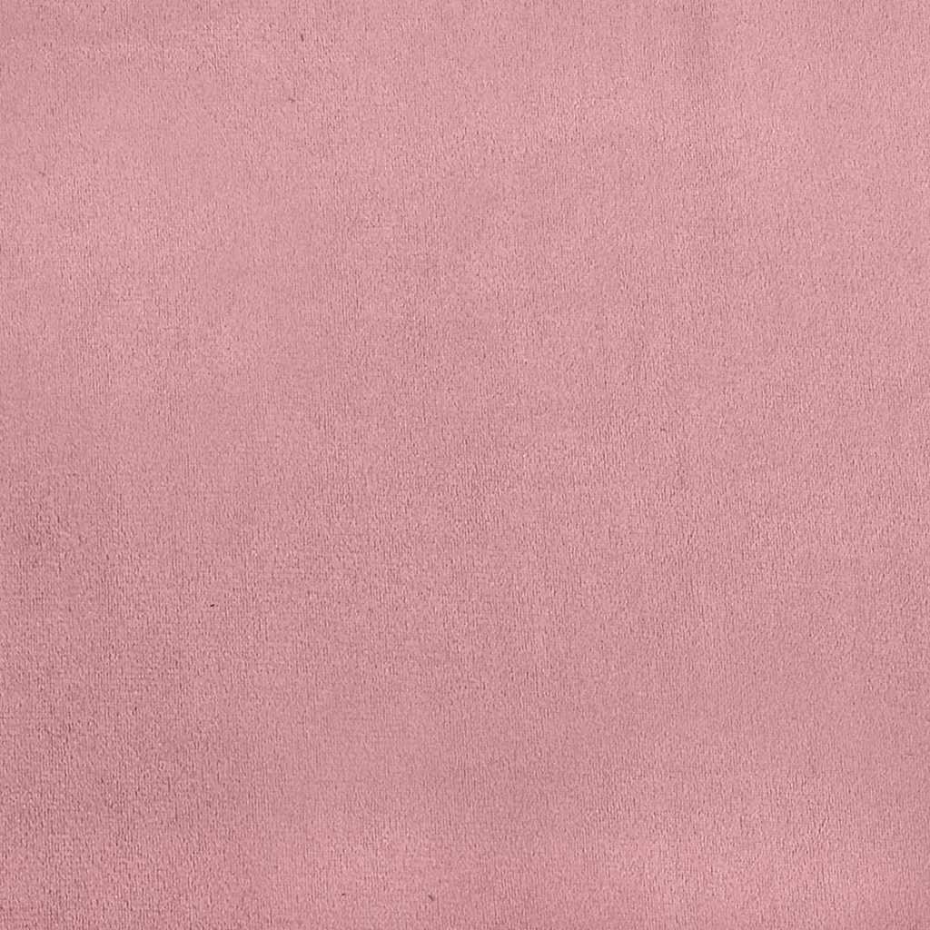 Esszimmerstühle mit Rollen 2 pcs Rosa 58 x 67 x 97 cm Samt