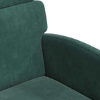 Esszimmerstühle mit Rollen 2 pcs Dunkelgrün 58 x 65 x 98 cm