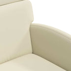 Esszimmerstühle mit Rollen 2 pcs Creme 58 x 65 x 98 cm