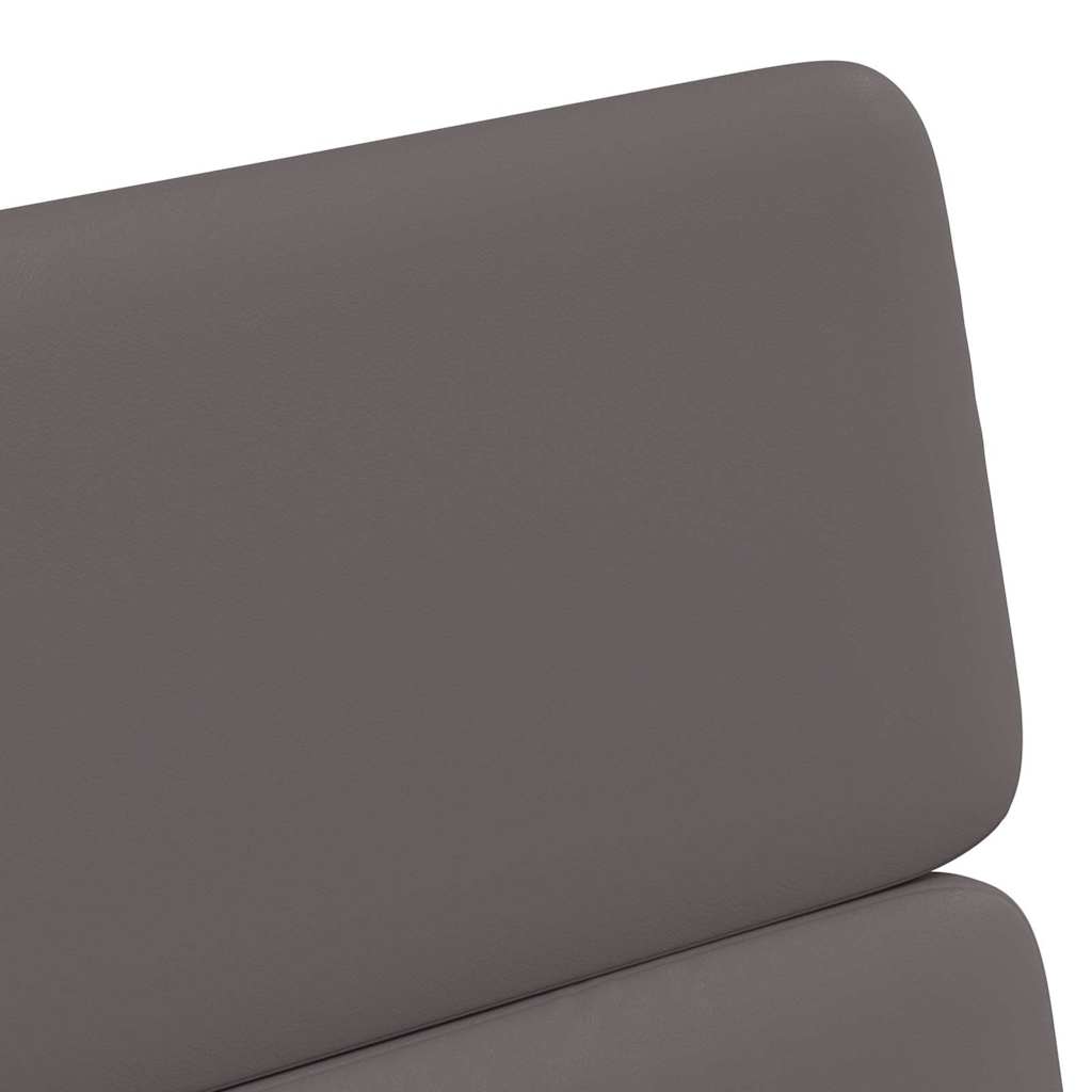 Esszimmerstühle mit Rollen 2 pcs Grau 58 x 65 x 98 cm