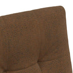Esszimmerstühle mit Rollen 2 pcs Braun 58 x 67 x 97 cm
