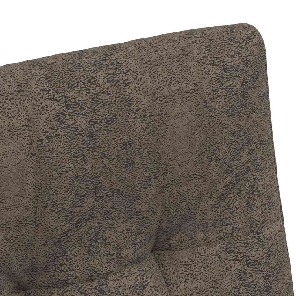 Esszimmerstühle mit Rollen 2 pcs Dunkelgrau 58 x 67 x 97 cm