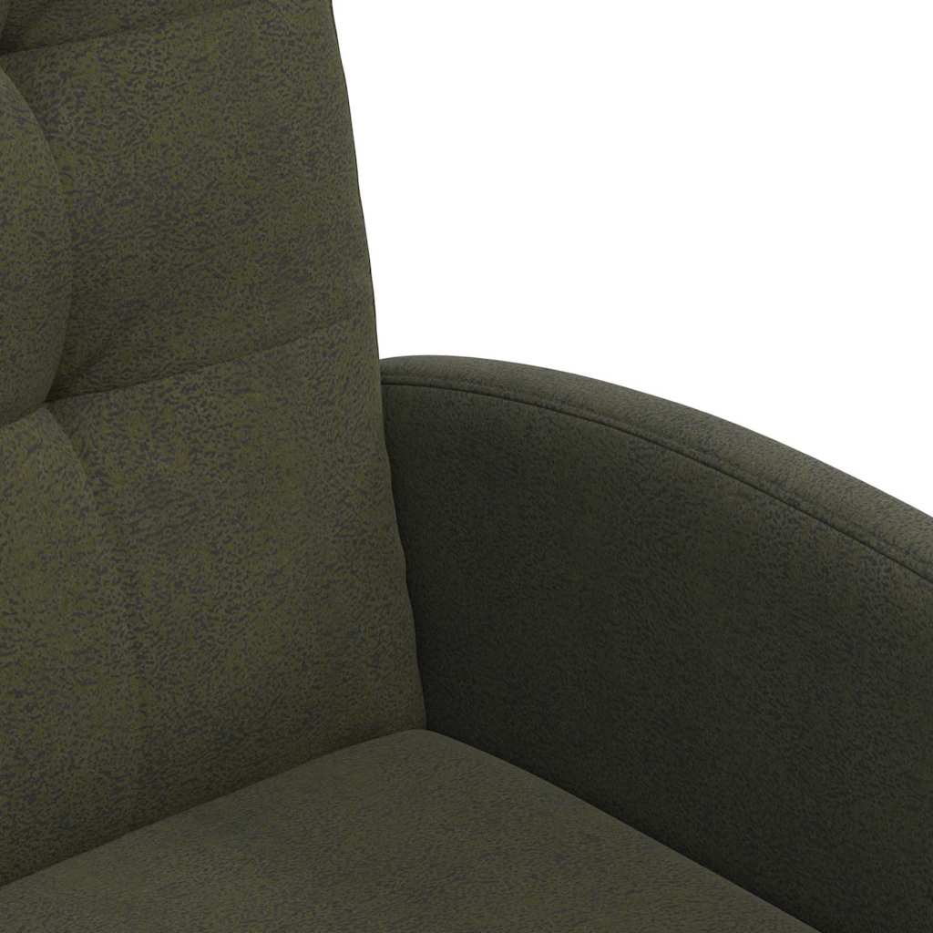 Esszimmerstühle mit Rollen 2 pcs Armeegrün 58 x 67 x 97 cm