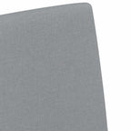 Esszimmerstühle 2 pcs Hellgrau 57 x 67 x 95 cm Stoff