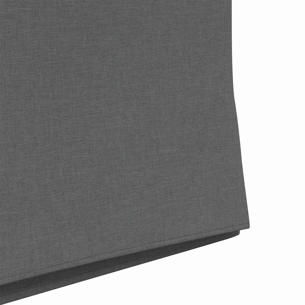 Esszimmerstühle 2 pcs Dunkelgrau 57 x 67 x 95 cm Stoff