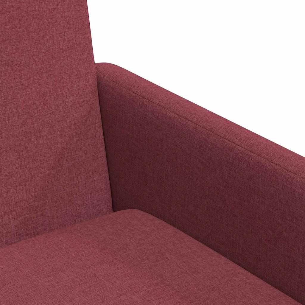 Esszimmerstühle 2 pcs Weinrot 57 x 67 x 95 cm Stoff