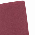 Esszimmerstühle 2 pcs Weinrot 57 x 67 x 95 cm Stoff