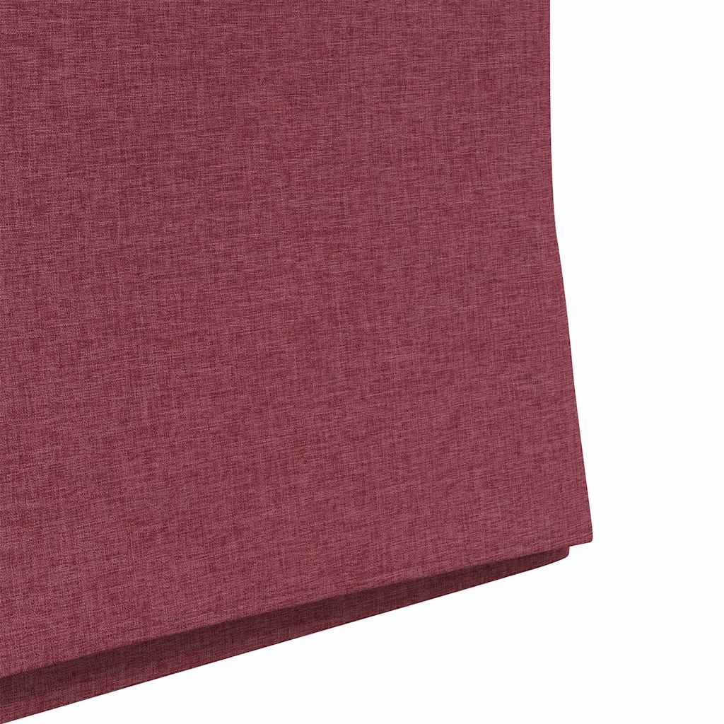 Esszimmerstühle 2 pcs Weinrot 57 x 67 x 95 cm Stoff