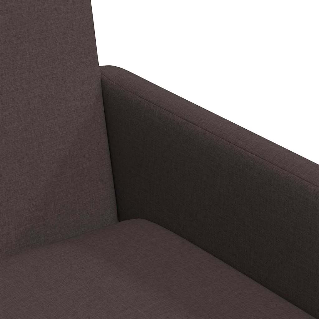 Esszimmerstühle 2 pcs Dunkelbraun 57 x 67 x 95 cm Stoff
