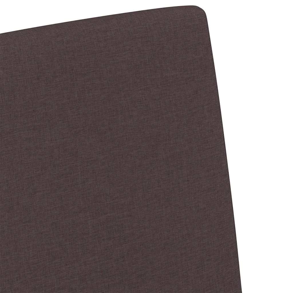 Esszimmerstühle 2 pcs Dunkelbraun 57 x 67 x 95 cm Stoff