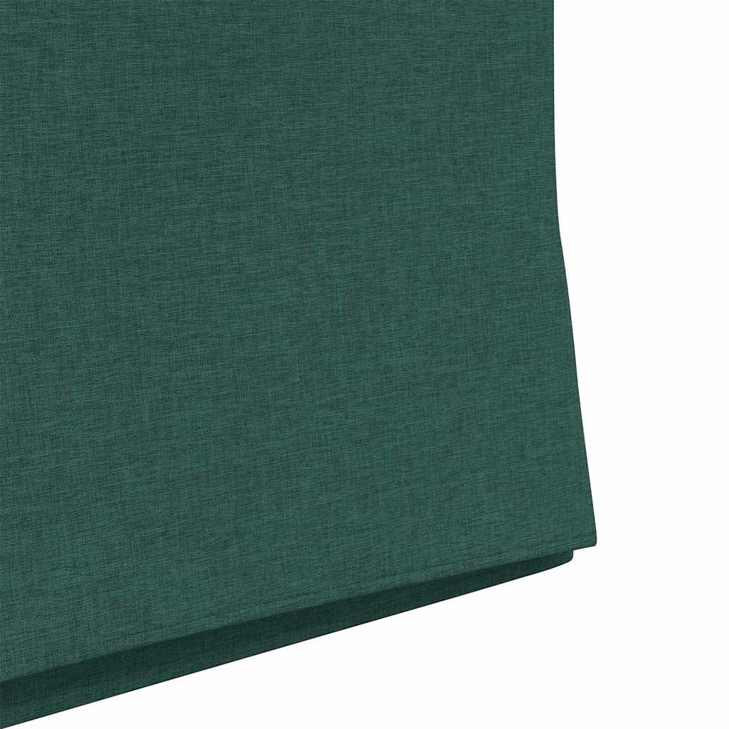 Esszimmerstühle 2 pcs Dunkelgrün 57 x 67 x 95 cm Stoff