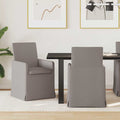 Esszimmerstühle 2 pcs Taupe 57 x 67 x 95 cm Stoff