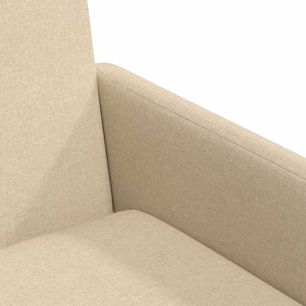Esszimmerstühle 2 pcs Creme 57 x 67 x 95 cm Stoff