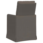 Esszimmerstühle 2 pcs Hellgrau 57 x 67 x 98 cm Leinen
