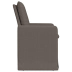 Esszimmerstühle 2 pcs Hellgrau 57 x 67 x 98 cm Leinen