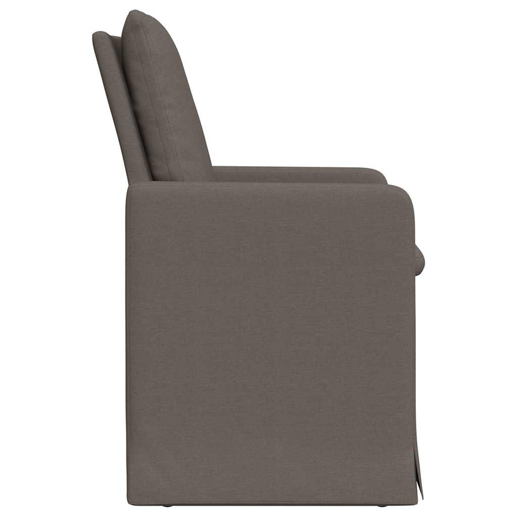 Esszimmerstühle 2 pcs Hellgrau 57 x 67 x 98 cm Leinen
