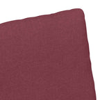 Esszimmerstühle 2 pcs Weinrot 57 x 67 x 98 cm Stoff