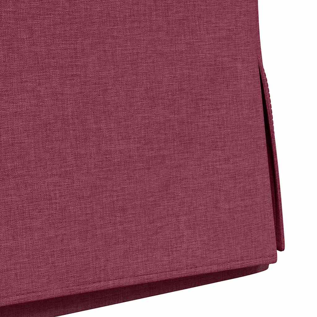 Esszimmerstühle 2 pcs Weinrot 57 x 67 x 98 cm Stoff
