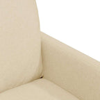Esszimmerstühle 2 pcs Creme 57 x 67 x 98 cm Stoff