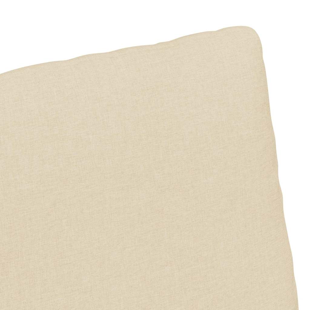 Esszimmerstühle 2 pcs Creme 57 x 67 x 98 cm Stoff