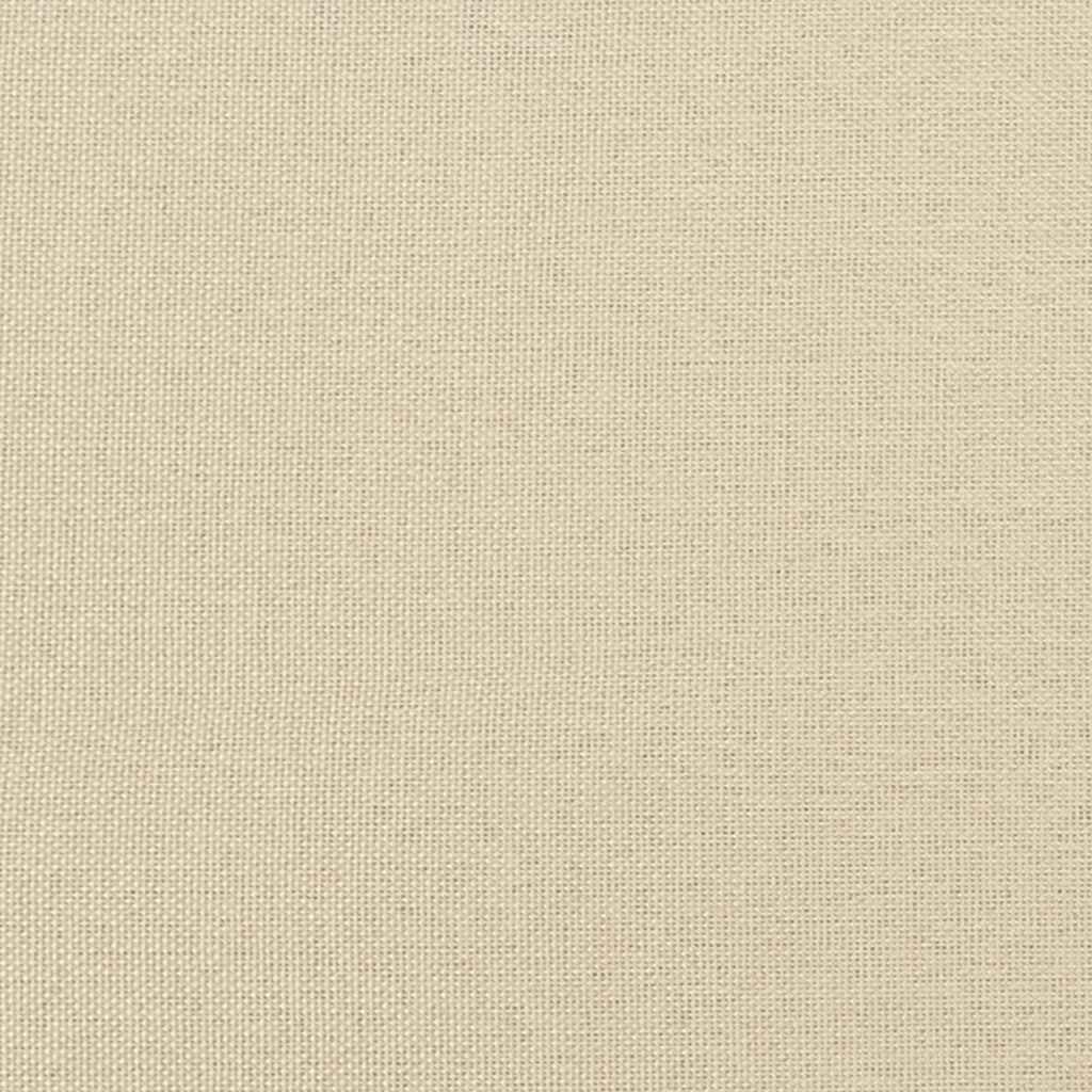 Esszimmerstühle 2 pcs Creme 57 x 67 x 98 cm Stoff