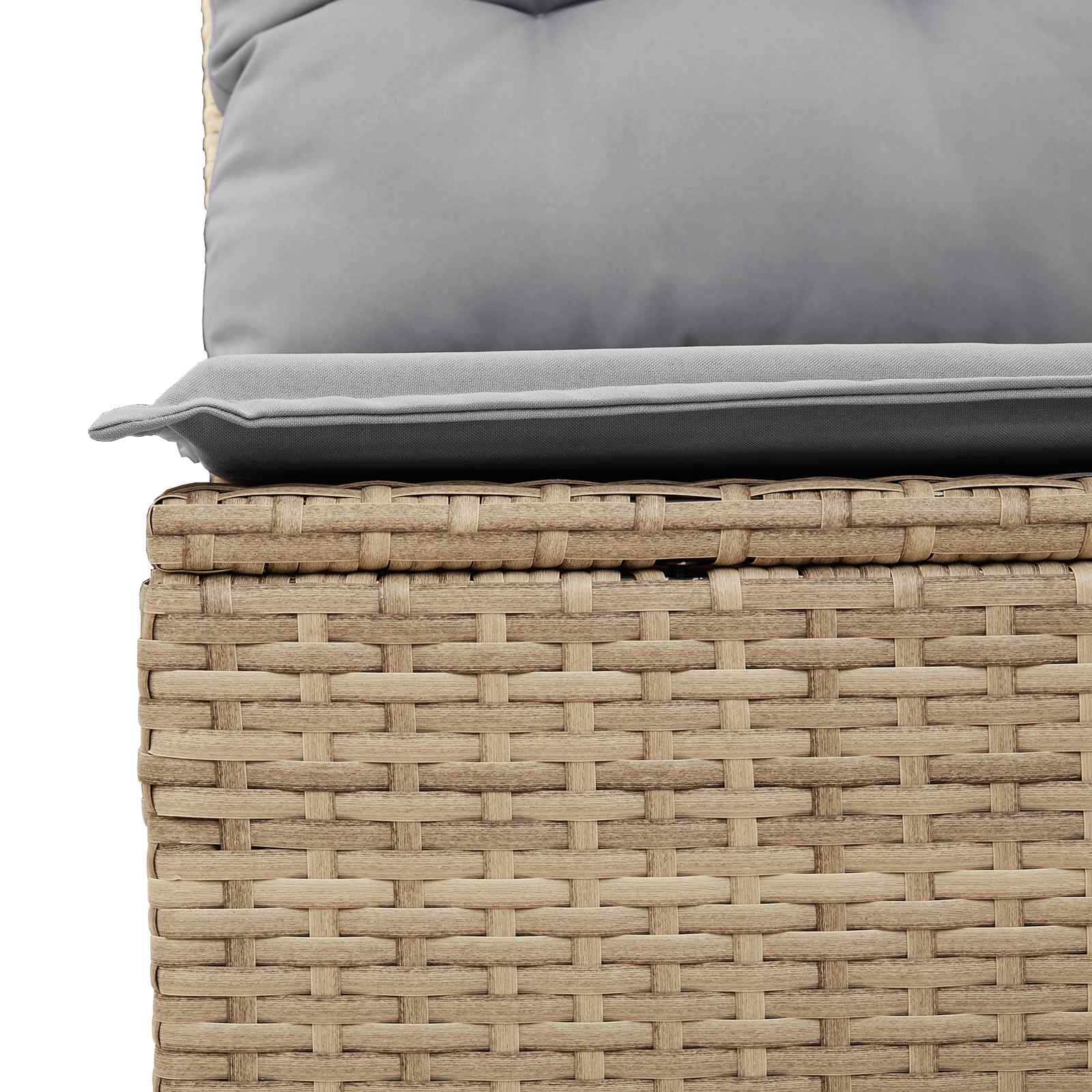 Gartensofa-set 8 pcs Beige Poly-Rattan