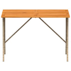 3-tlg. Garten-Sofagarnitur mit Kissen Beige Poly Rattan