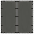 Garten Essgruppe 5 pcs Schwarz Poly-Rattan