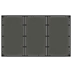 Garten Essgruppe 5 pcs Schwarz Poly-Rattan