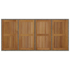 Garten Essgruppe 7 pcs Grau Poly-Rattan