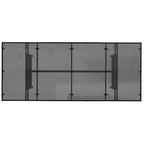 Garten Essgruppe 9 pcs Schwarz Poly-Rattan